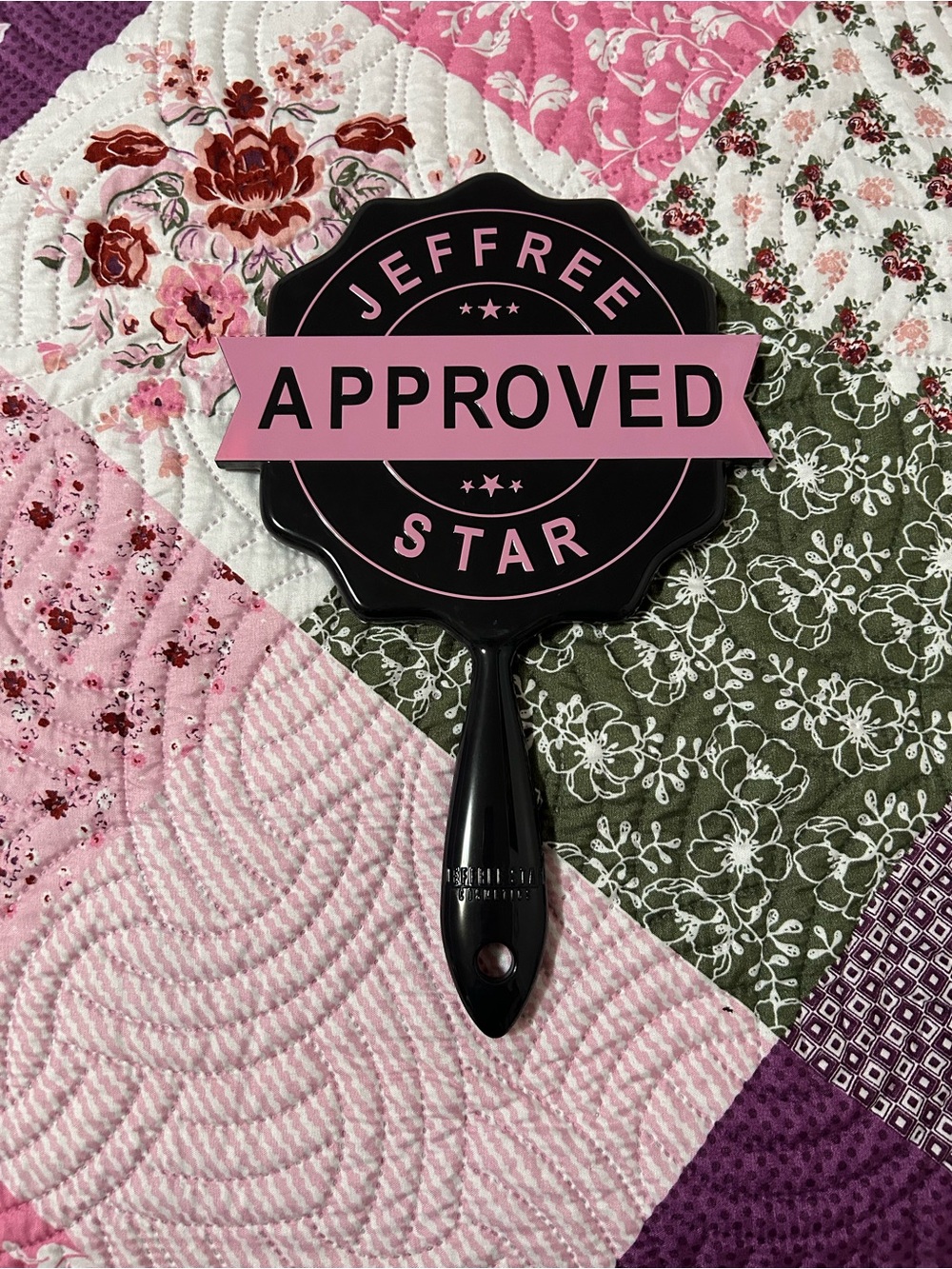 Jeffree Star Approved Black Hand Mirror